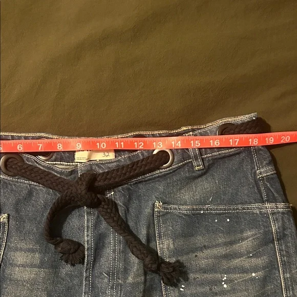 We The Free Moxie Dark Blue Wide Leg Jeans - Picture 3 of 13